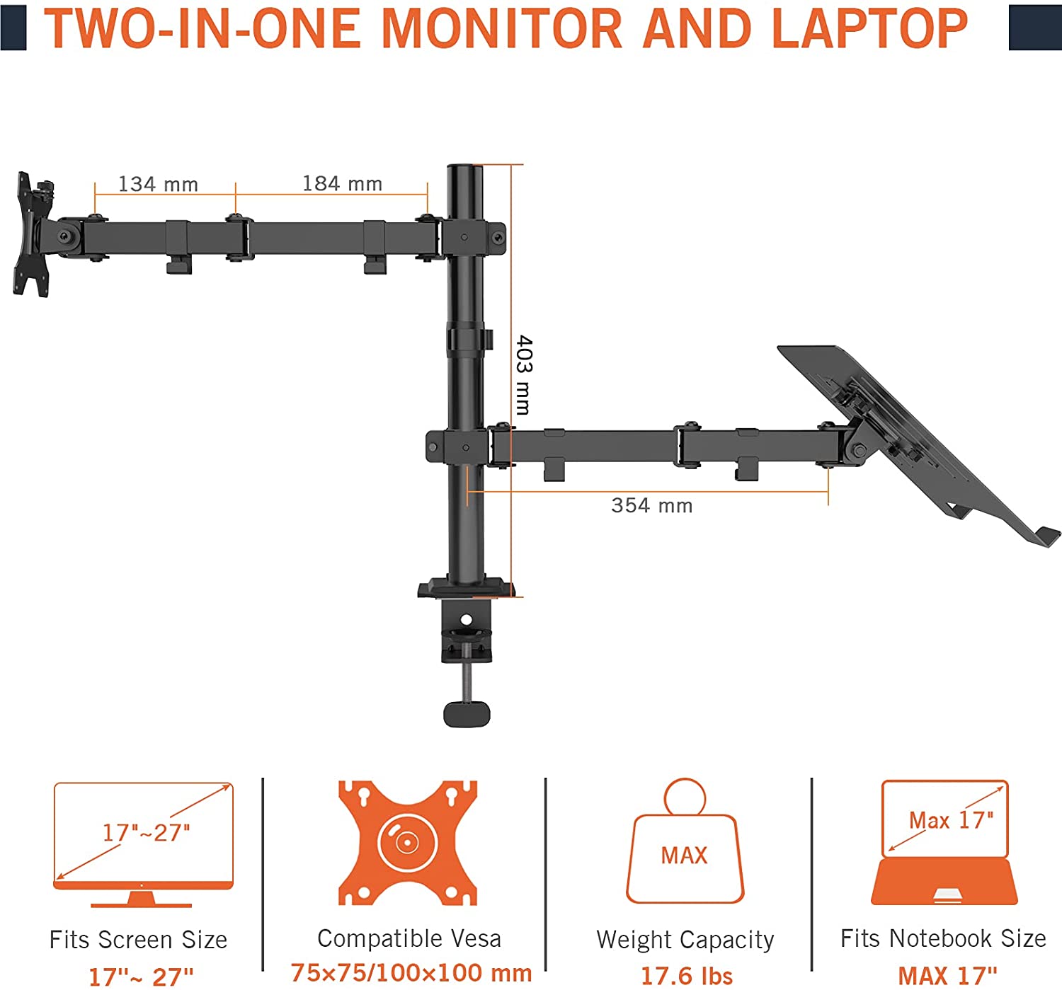PUTORSEN Monitor Arm Desk Mount PUTORSEN