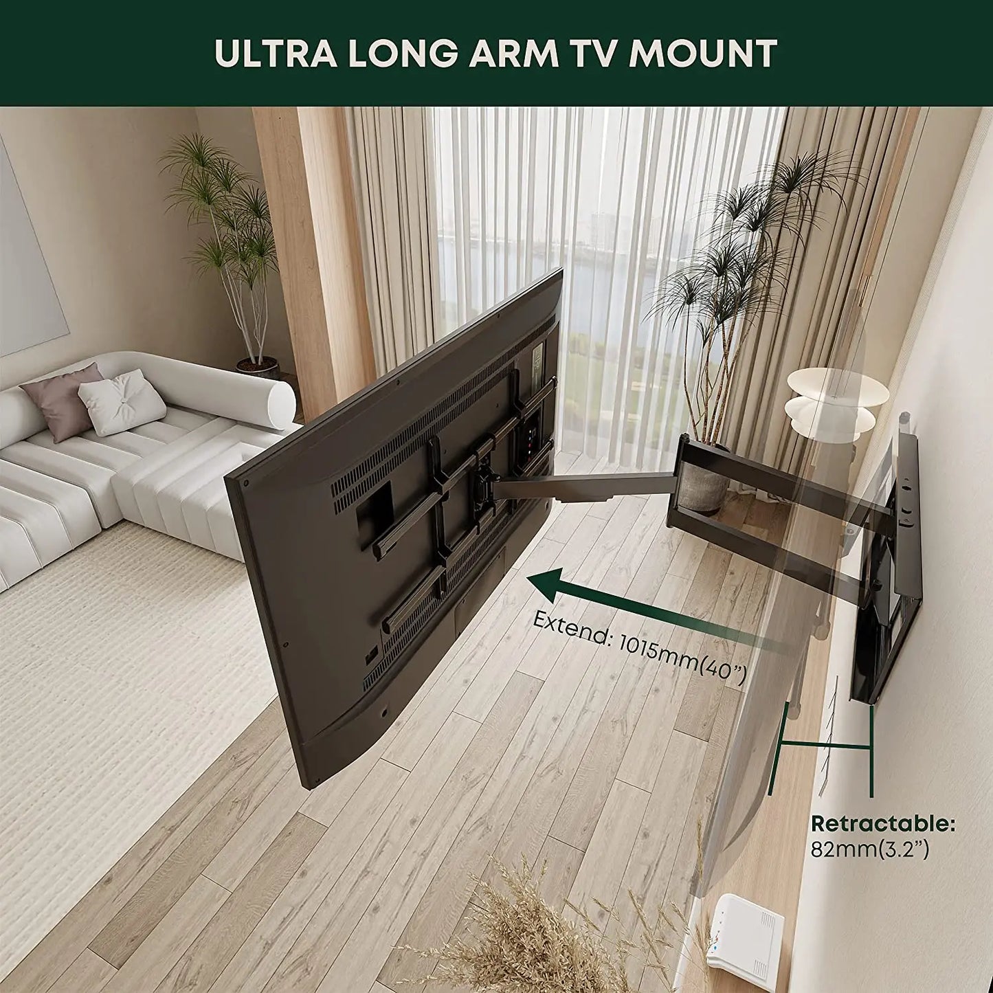 PUTORSEN®Long Arm TV Wall Mount PUTORSEN