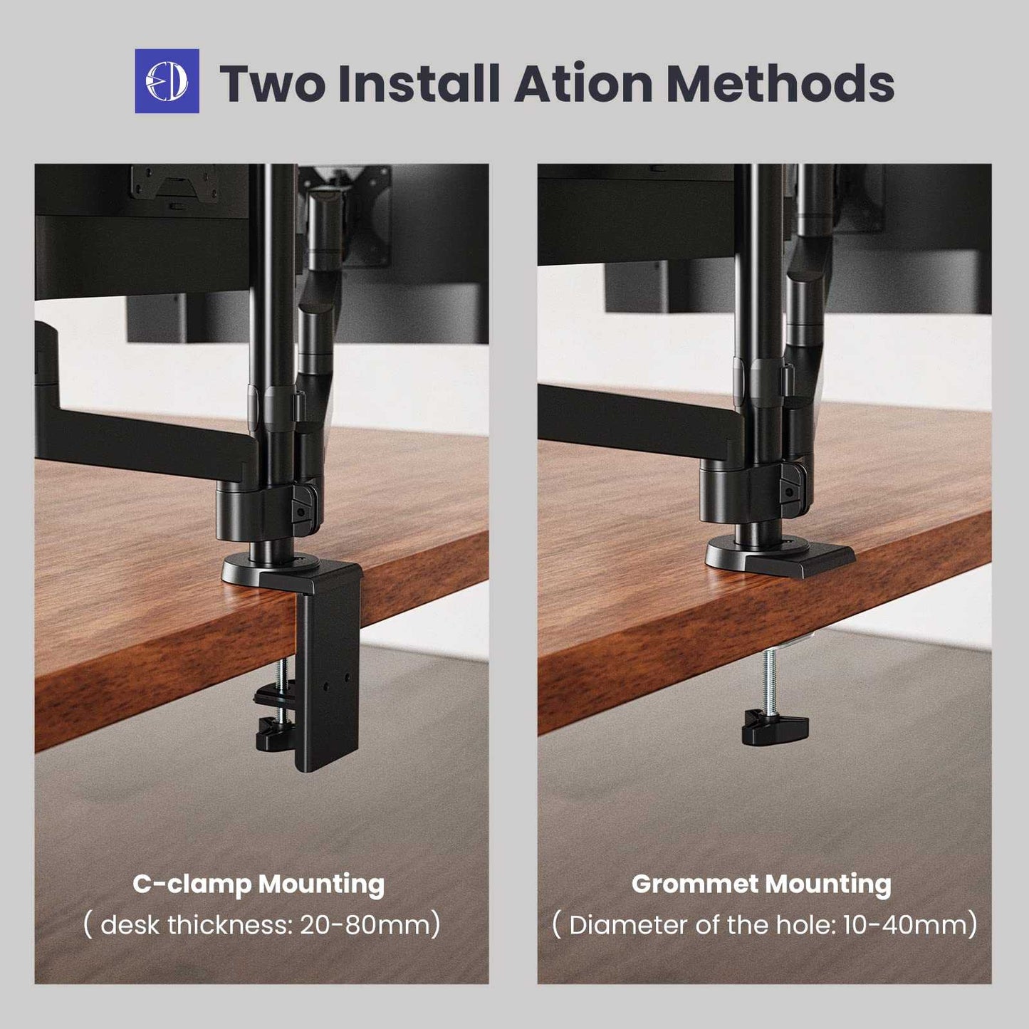 PUTORSEN®Triple Monitor Mount PUTORSEN