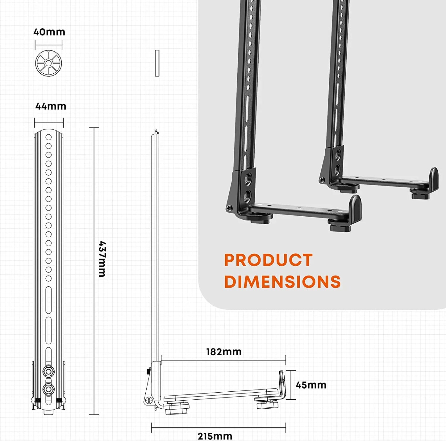 PUTORSEN®Universal Soundbar Brackets PUTORSEN