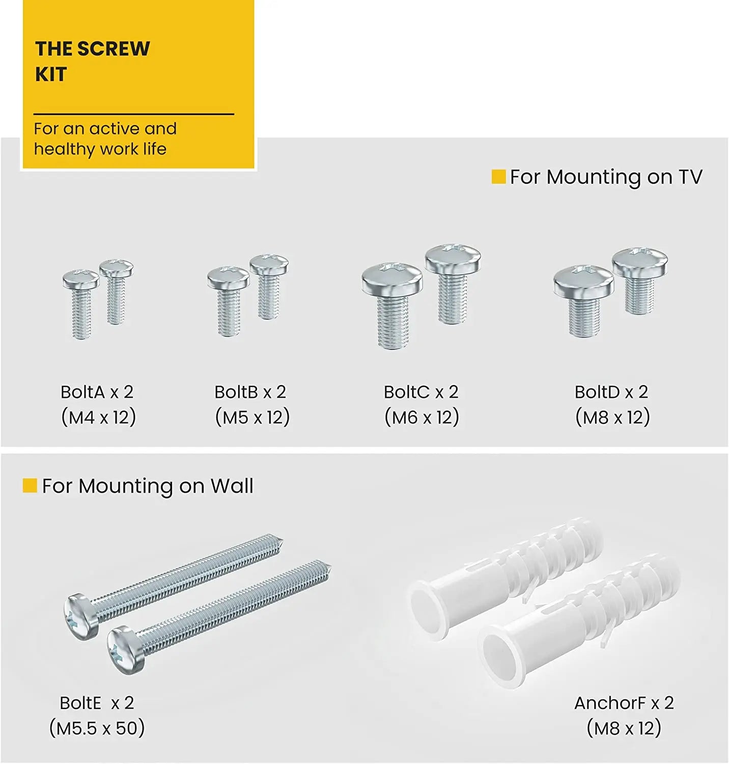 TV Safety Straps Furniture and TV Wall Anchors and Punch-Free Clamp Straps for Baby Proofing, VESA Mounting, Metal Connectors PUTORSEN